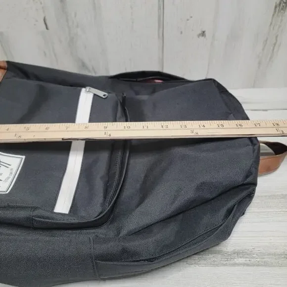 HERSCHEL SUPPLY POP QUIZ BACKPACK, BLACK & TAN - Picture 7 of 9